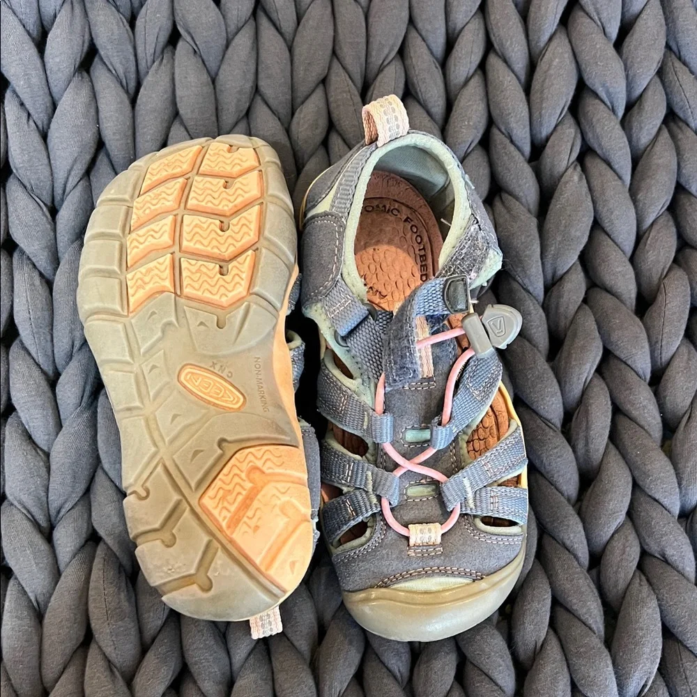 Keen Kids' Sandals in Gray and Pink